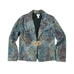 Chico’s Embellished Denim Jacket